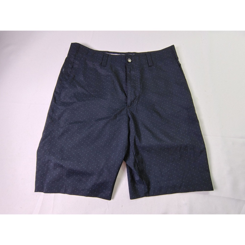 Callaway Mens Golf Shorts Size 32 Black Chevron Print Performance Stretch Active